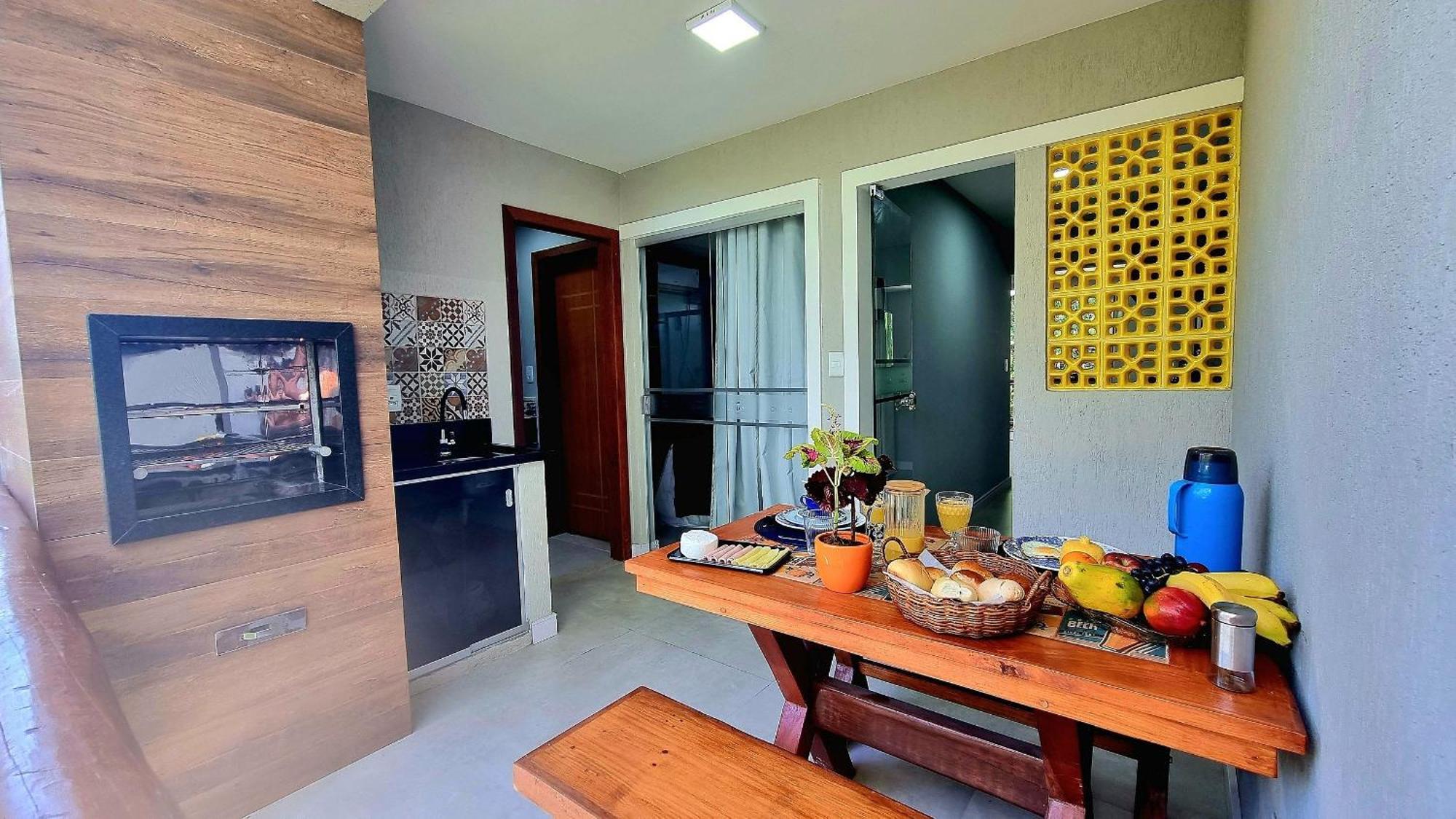 Ape Varanda Gourmet Wi-Fi 300Mbs Garagem Arcondiconado Cozinha Completa Streaming Мата-ди-Сан-Жуан Экстерьер фото